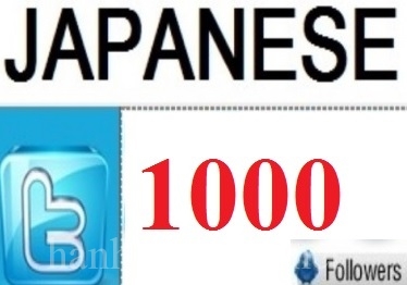Tăng 1000+ Japanese Twitter Followers